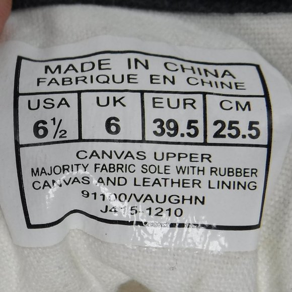 Polo by ralph lauren navy & tan sneaker mens 6 1/2 - Picture 12 of 12